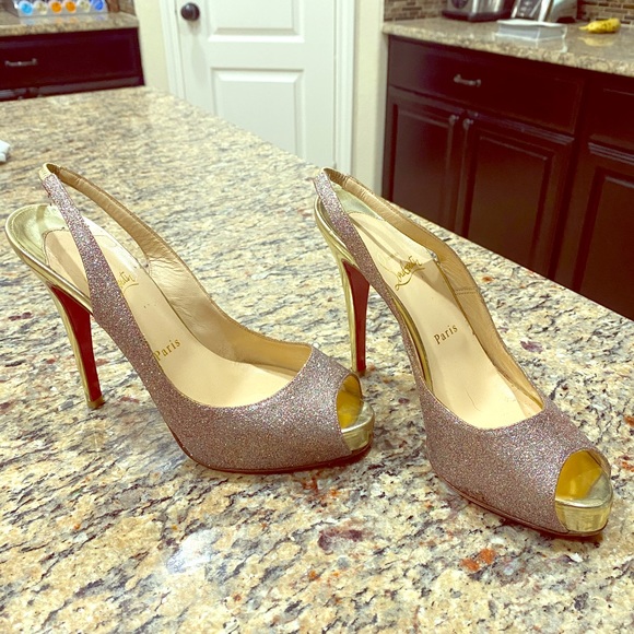 Christian Louboutin Shoes - Christian Louboutin Glitter Heels